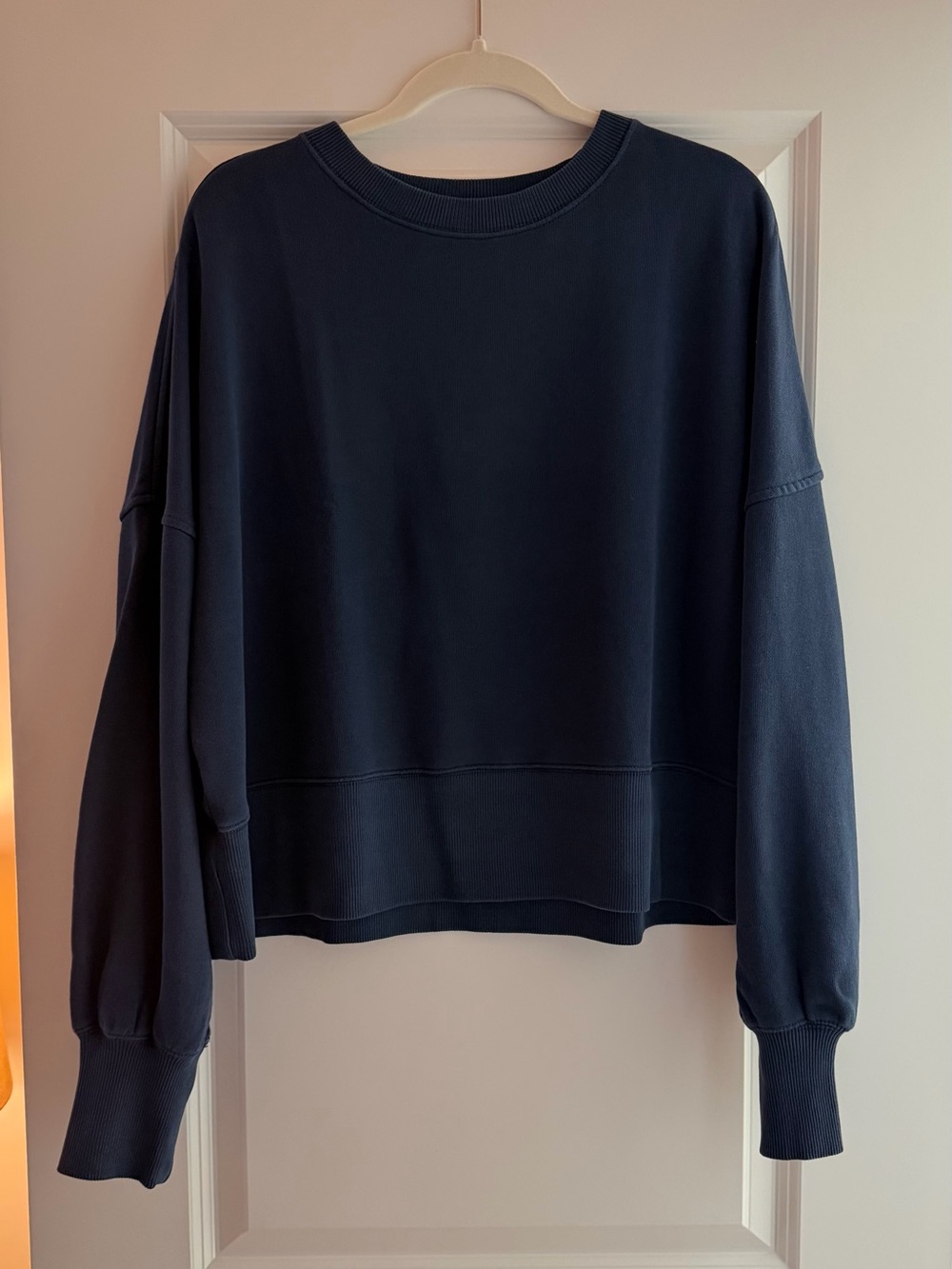 Aerie Classic Crew Sweatshirt - Navy M